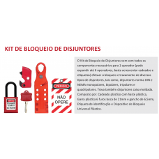 Kit Bloqueio de Disjuntores